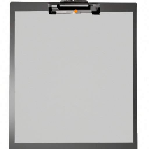 An Overview of 11 x 81 2 Silver Low Profile Aluminum Clipboard and its Features