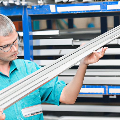 Quality Control at an Aluminum Alloy Extrusion Profiles Factory