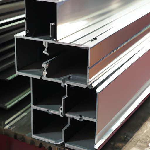 Types of Aluminum C Profiles Produced in a Factory Setting