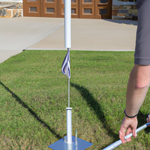 How to Install an Aluminum Flag Pole from Start to Finish