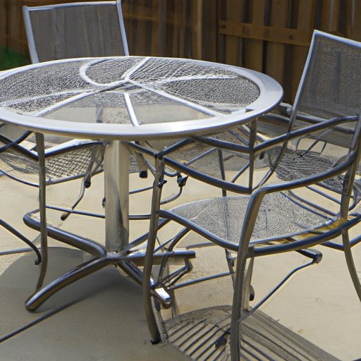 Tips for Maintaining and Caring for Your Aluminum Outdoor Dining Set