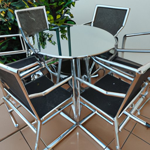 A Guide to Stylishly Decorating with an Aluminum Outdoor Dining Set
