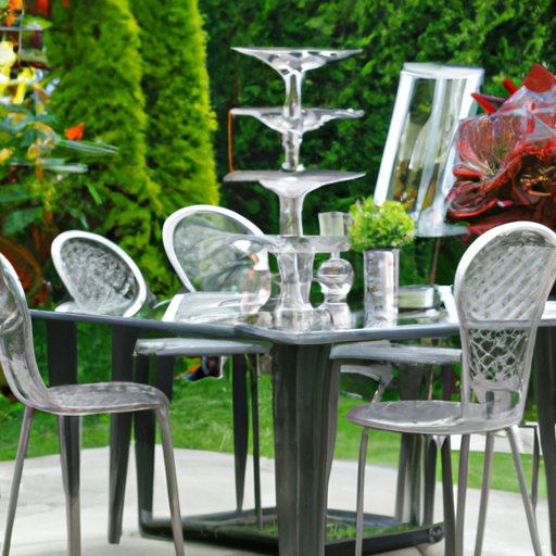 Decorating Ideas for an Aluminum Outdoor Dining Table