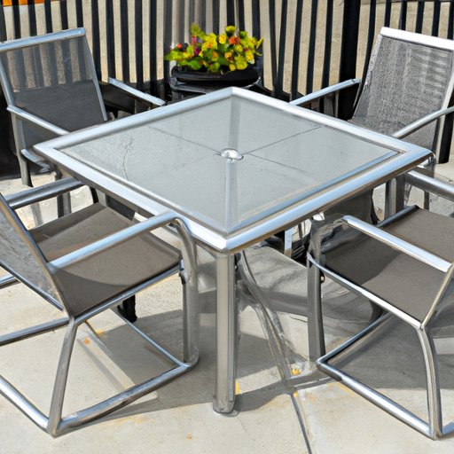 Design Ideas for Decorating with an Aluminum Patio Set