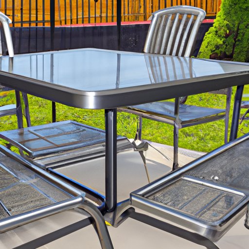 An Overview of the Benefits of an Aluminum Patio Set