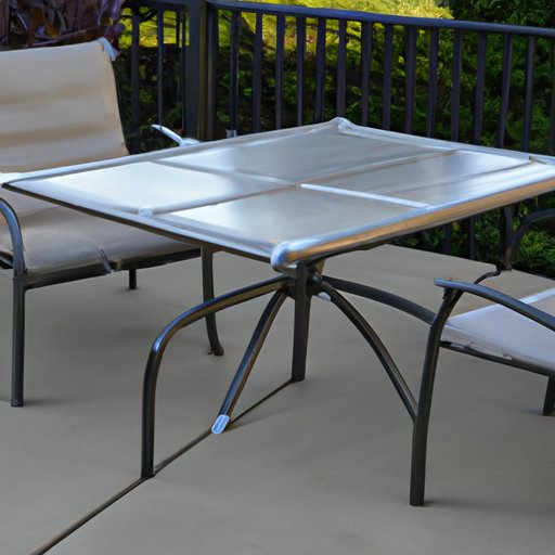 Pros and Cons of Aluminum Patio Tables