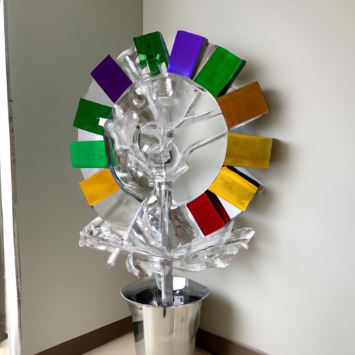 How to Decorate a Home with an Aluminum Tree and Color Wheel