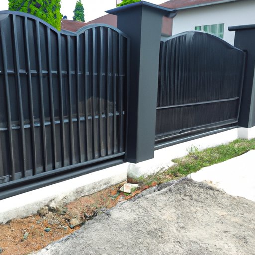 Design Ideas for a Black Aluminum Fence