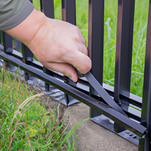How to Install a Black Aluminum Fence