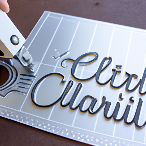 How to Use a Cricut Machine to Create Aluminum Projects