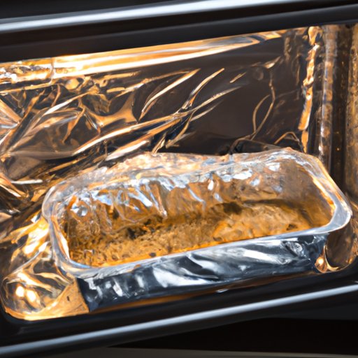 Reheating Meals with an Aluminum Foil Tray in the Microwave