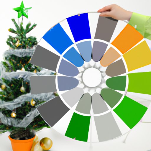 How to Use a Color Wheel for Decorating an Aluminum Christmas Tree