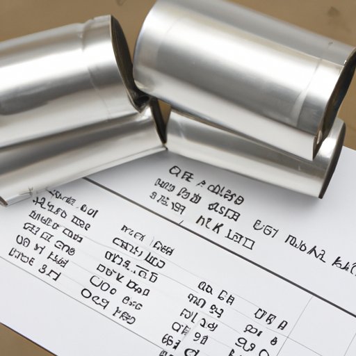 Calculating the Cost of Aluminum by the Pound in Texas