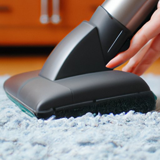 Vacuuming with a Soft Brush Attachment