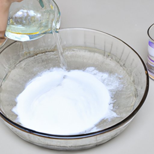 Making a Paste of Baking Soda and Water