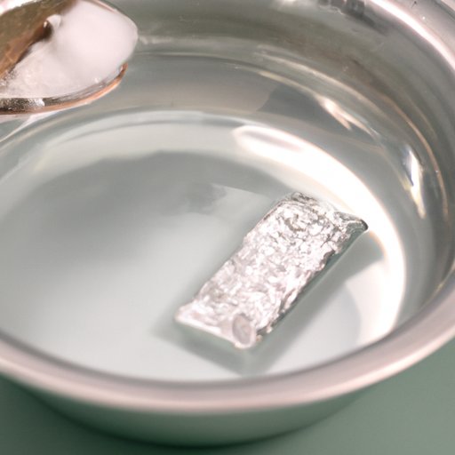 Submerging Silver in Aluminum Foil and Baking Soda