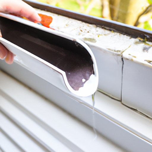 Make a DIY Cleaning Solution for White Aluminum Gutters