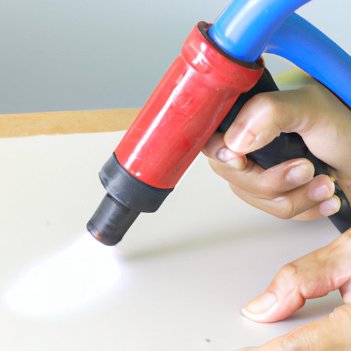 Use a Heat Gun to Seal the Crack