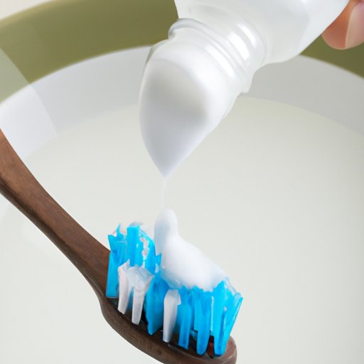 Using a Soft Toothbrush and Baking Soda