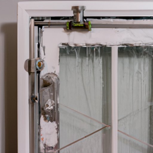 How to Make an Old Aluminum Shower Door Frame Look Like New Again