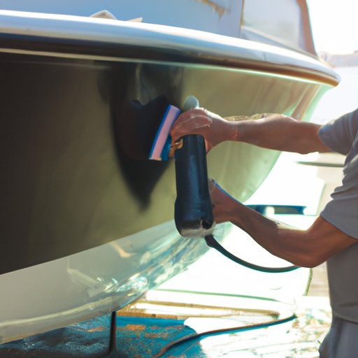 Preparing the Boat for Polishing: Cleaning and Degreasing