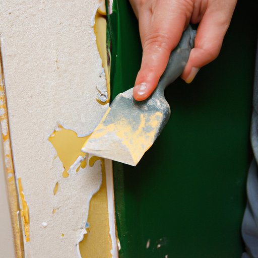 Scraping Away Loose Paint and Debris