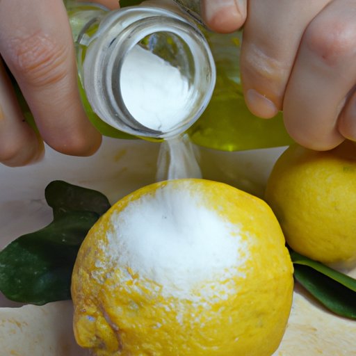 Applying Lemon Juice and Salt