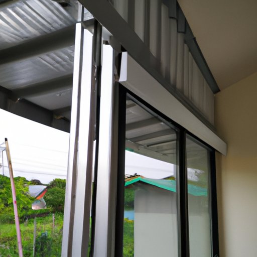 Install the Aluminum Frame System Around the Perimeter of the Porch