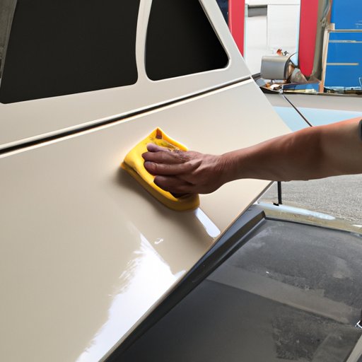 Prepare the Boat for Sealing by Cleaning and Sanding the Surface