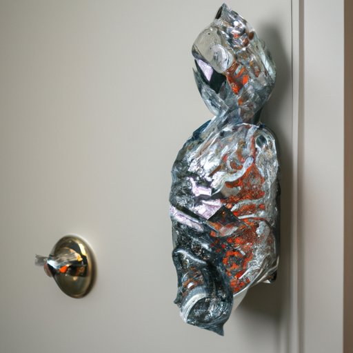 An Easy Way to Keep Unwanted Visitors Out: Aluminum Foil on the Doorknob