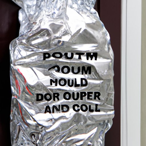 Keep Out Intruders with Aluminum Foil on Your Door