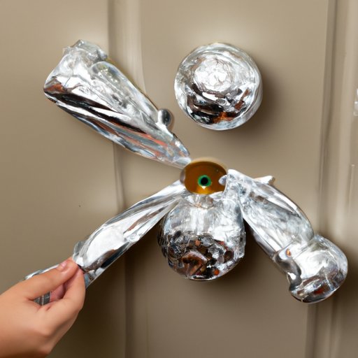 DIY Security Tips: Wrapping Aluminum Foil on Door Knobs