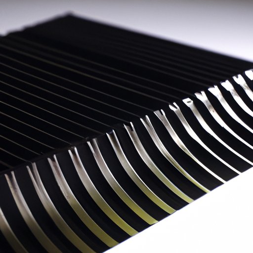Exploring 40mm Thick 200mm Deep Wave Profile Black Anodized Aluminum Heatsink