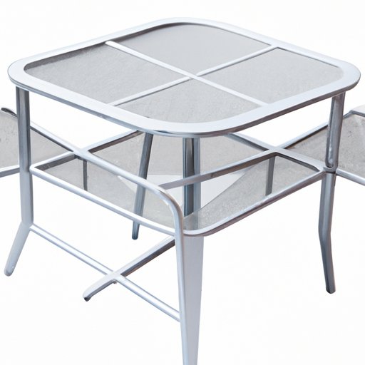 Aluminum Outdoor Dining Table: A Guide to Choosing, Caring and Decorating