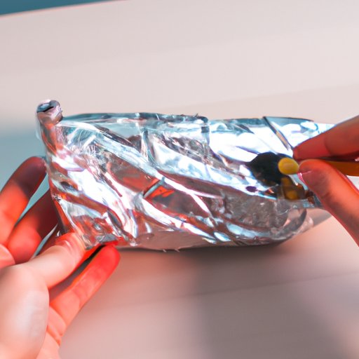 how to make a sailboat out of aluminum foil